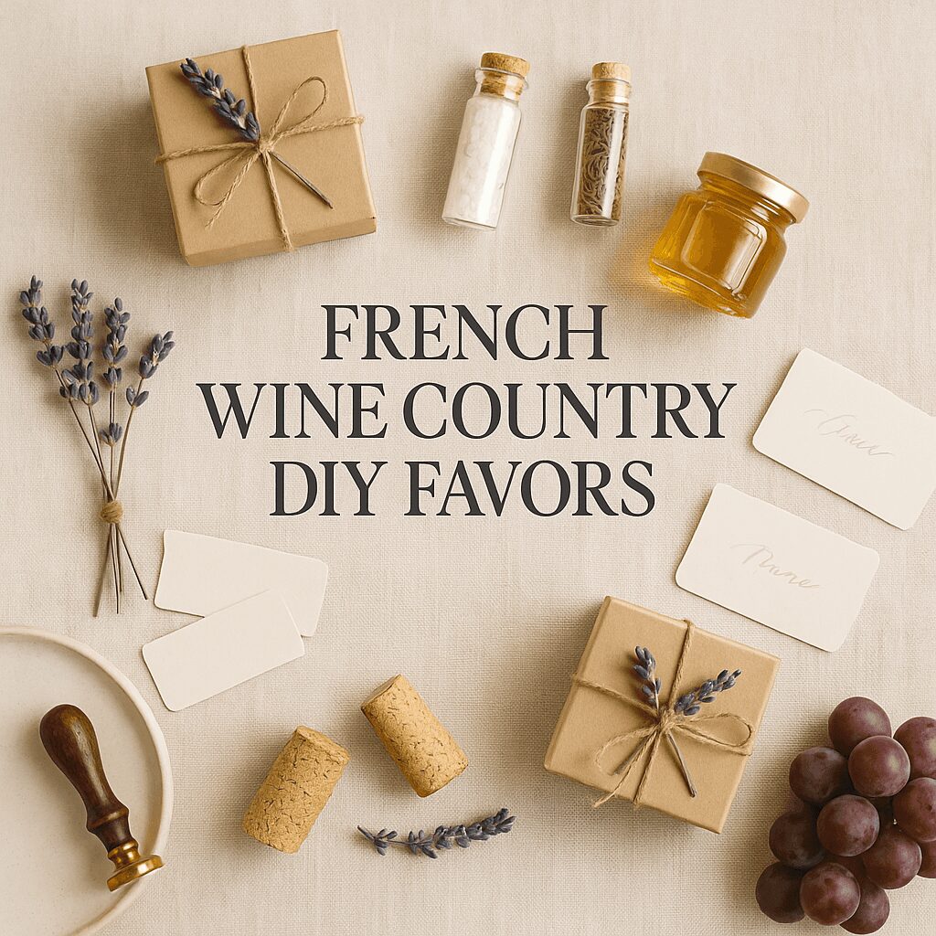 DIY Wedding Favors Inspired by French Wine Country DIY Wedding Favors Inspired by French Wine Country