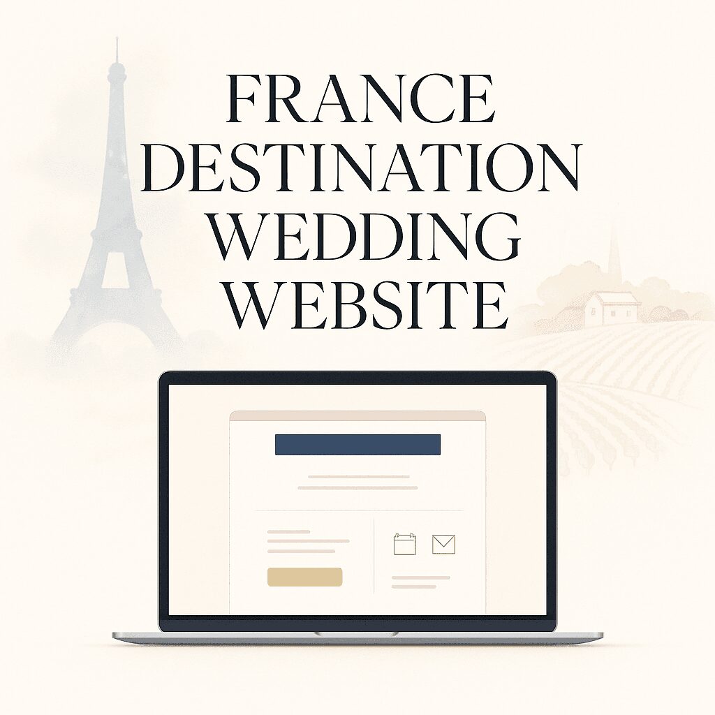 How to Create a Wedding Website for Your France Destination Celebration How to Create a Wedding Website for Your France Destination Celebration