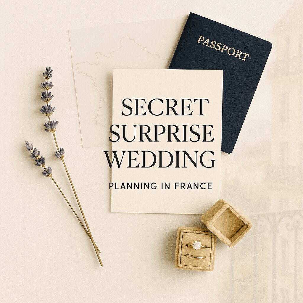 How to Plan a Secret Surprise Wedding in France How to Plan a Secret Surprise Wedding in France
