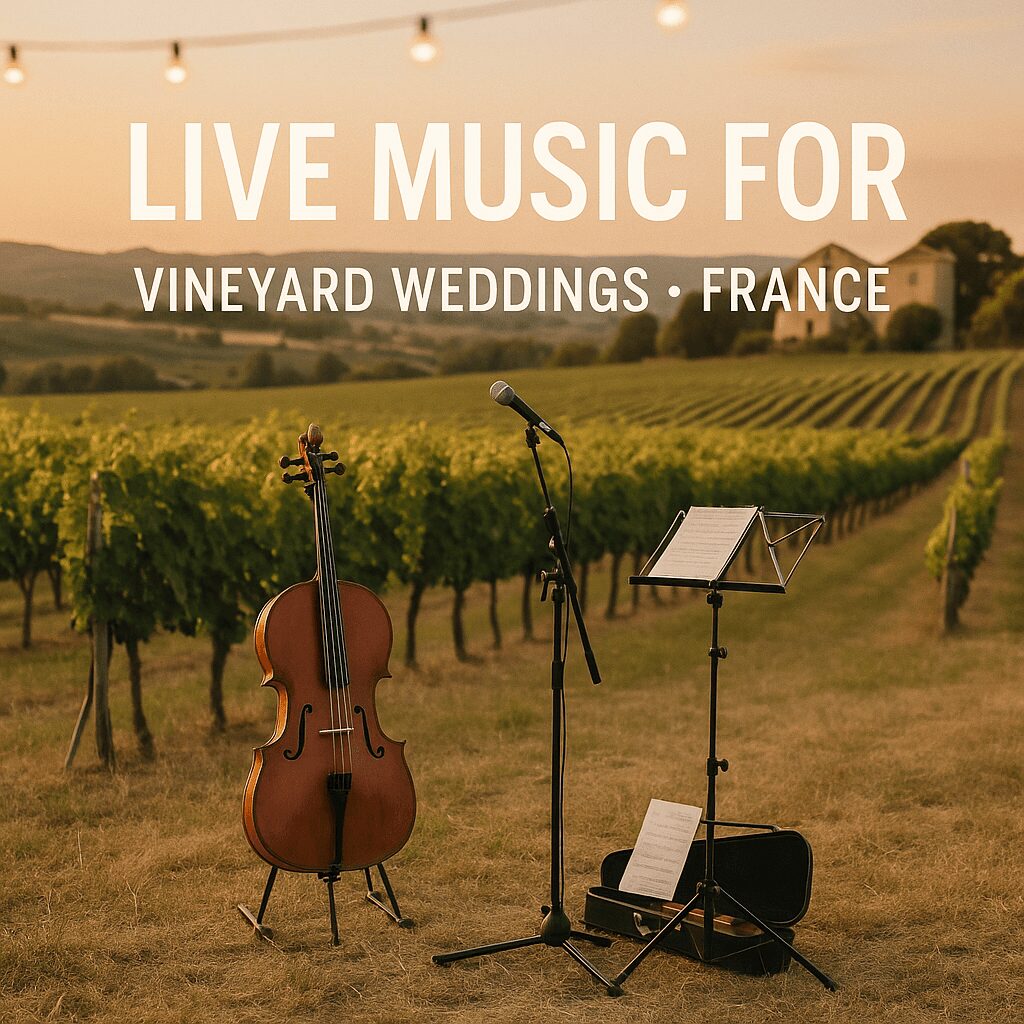 Live Music and Entertainment Ideas for Vineyard Weddings in France Live Music and Entertainment Ideas for Vineyard Weddings in France