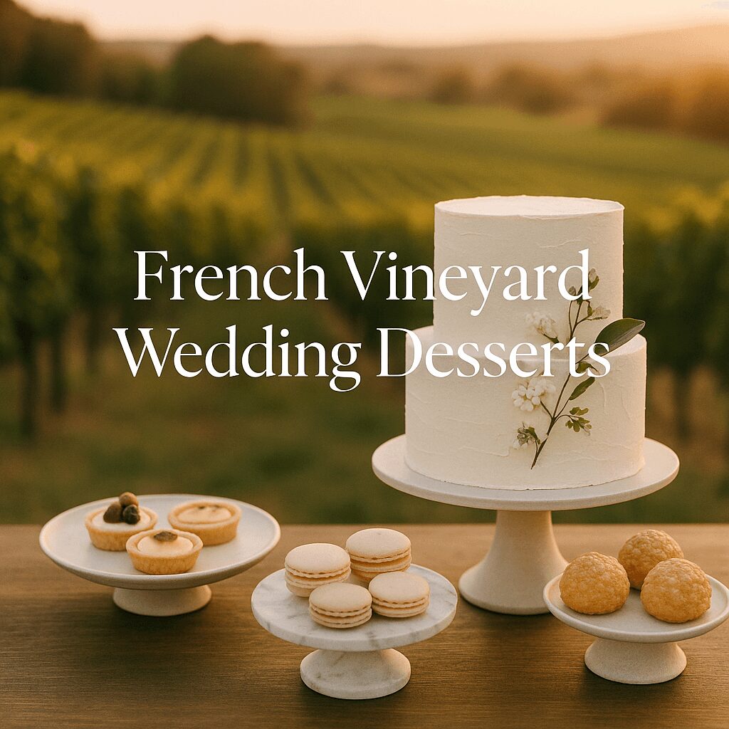 Wedding Cake and Dessert Trends for French Vineyard Celebrations Wedding Cake and Dessert Trends for French Vineyard Celebrations