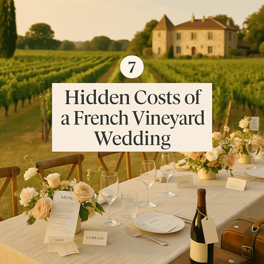 7 Hidden Costs of a French Vineyard Wedding Nobody Lists