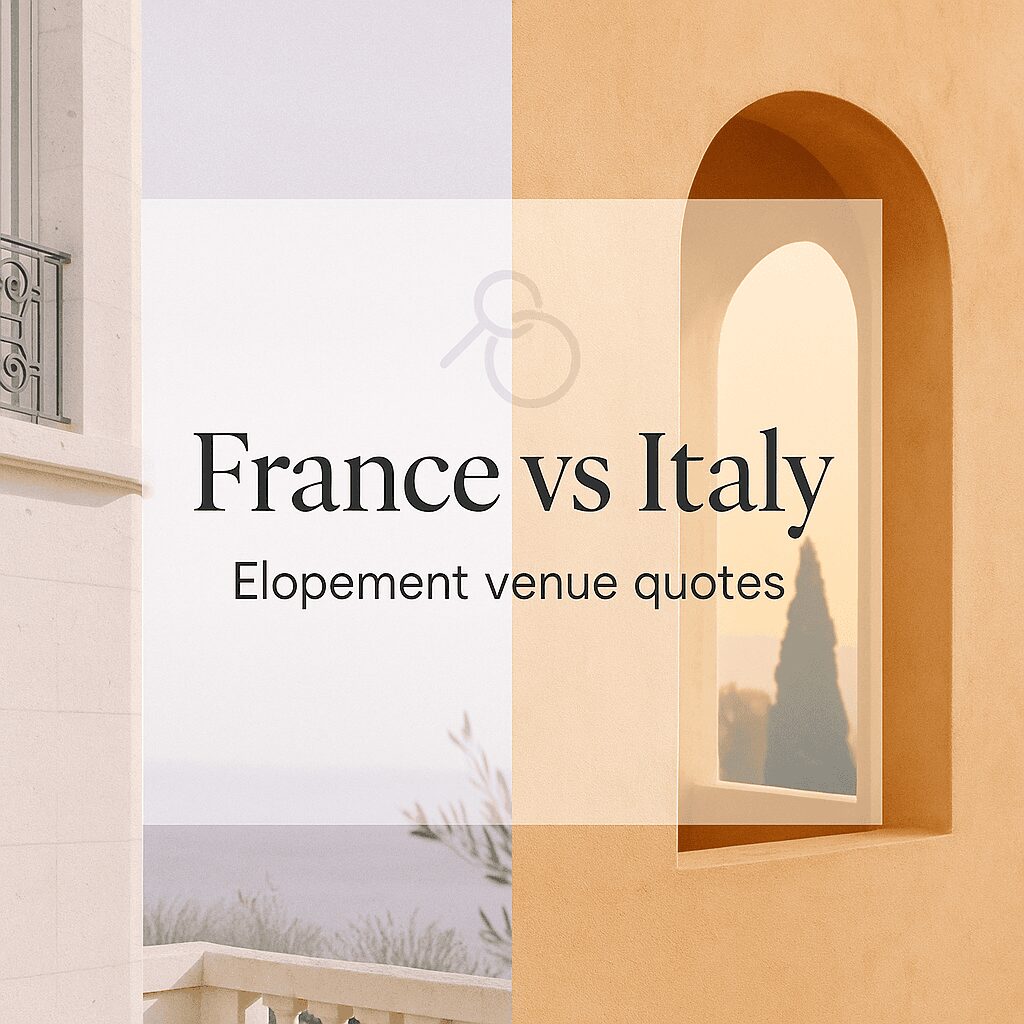 France vs Italy Elopement: Real Quotes from 12 Venues