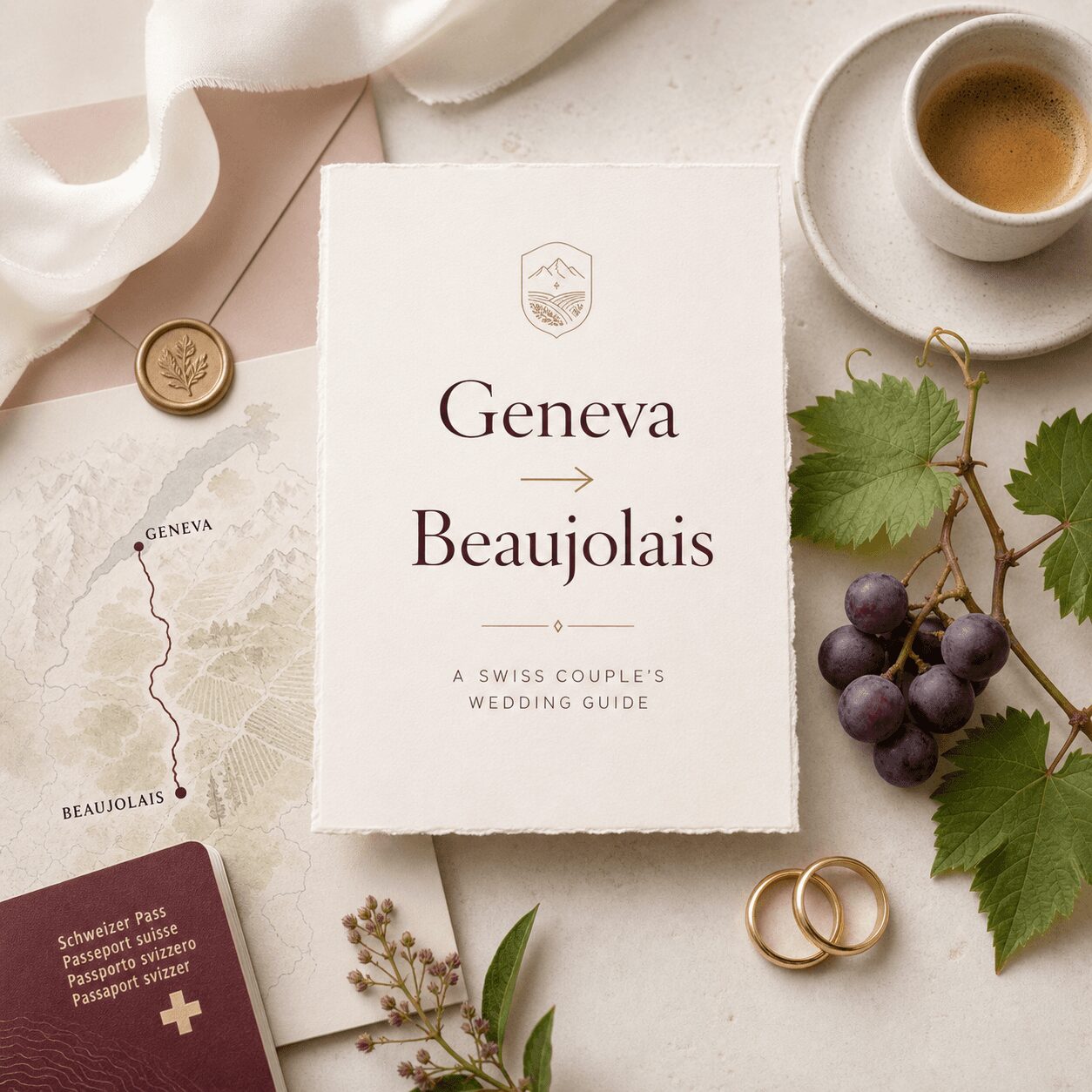 Geneva to Beaujolais: A Swiss Couple’s Wedding Guide Geneva to Beaujolais: A Swiss Couple's Wedding Guide