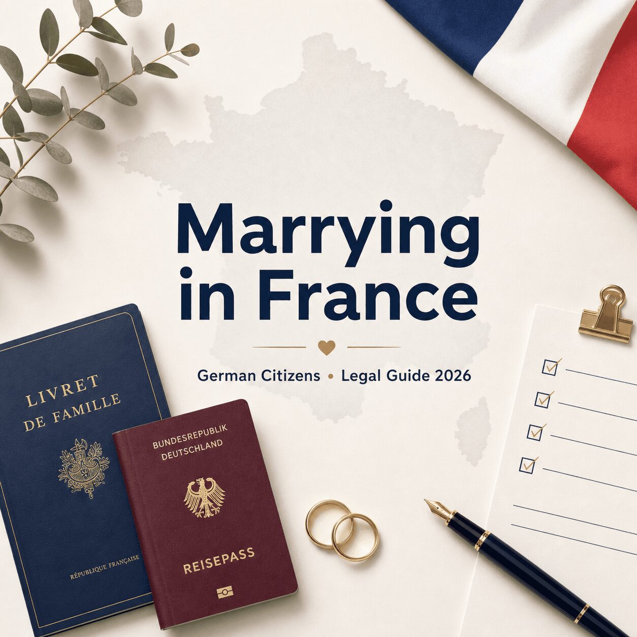 German Citizens Marrying in France: Legal Guide 2026 German Citizens Marrying in France: Legal Guide 2026