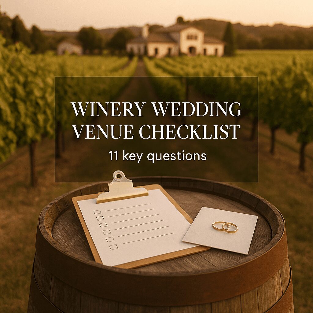 How to Evaluate a Winery Wedding Venue: 11 Key Questions How to Evaluate a Winery Wedding Venue: 11 Key Questions