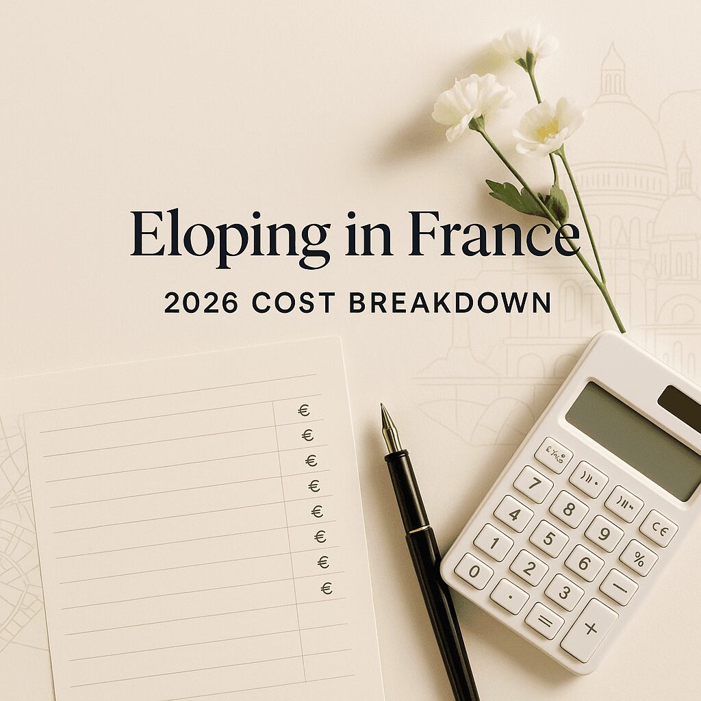 The Real Cost of Eloping in France: A 2026 Breakdown