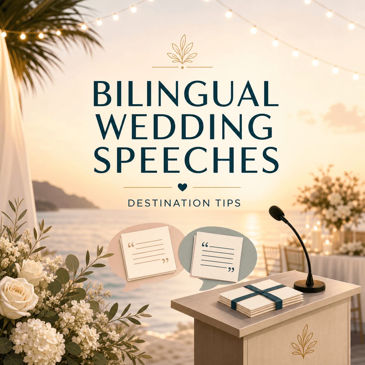 Destination Wedding Speeches: Tips for Bilingual Audiences Destination Wedding Speeches: Tips for Bilingual Audiences
