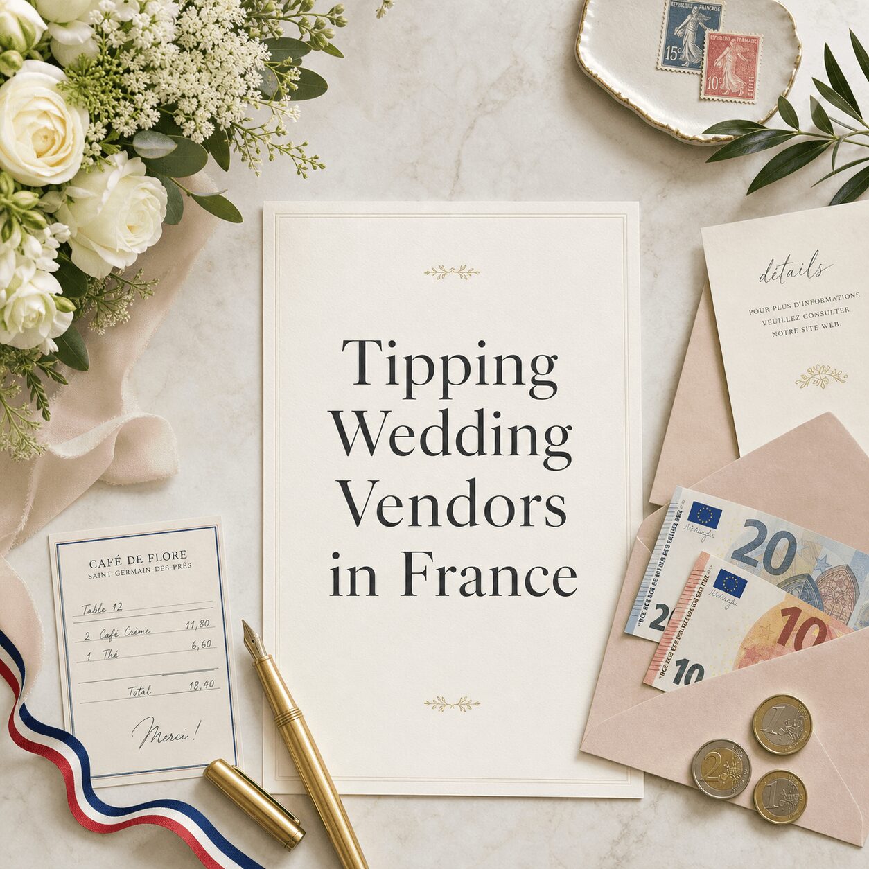 Tipping Wedding Vendors in France: What Couples Should Know Tipping Wedding Vendors in France: What Couples Should Know