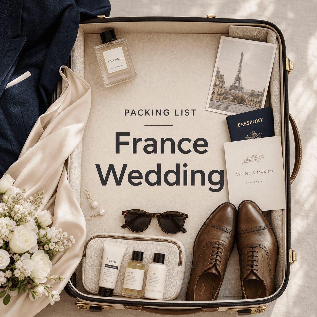 What to Pack for a Destination Wedding in France What to Pack for a Destination Wedding in France
