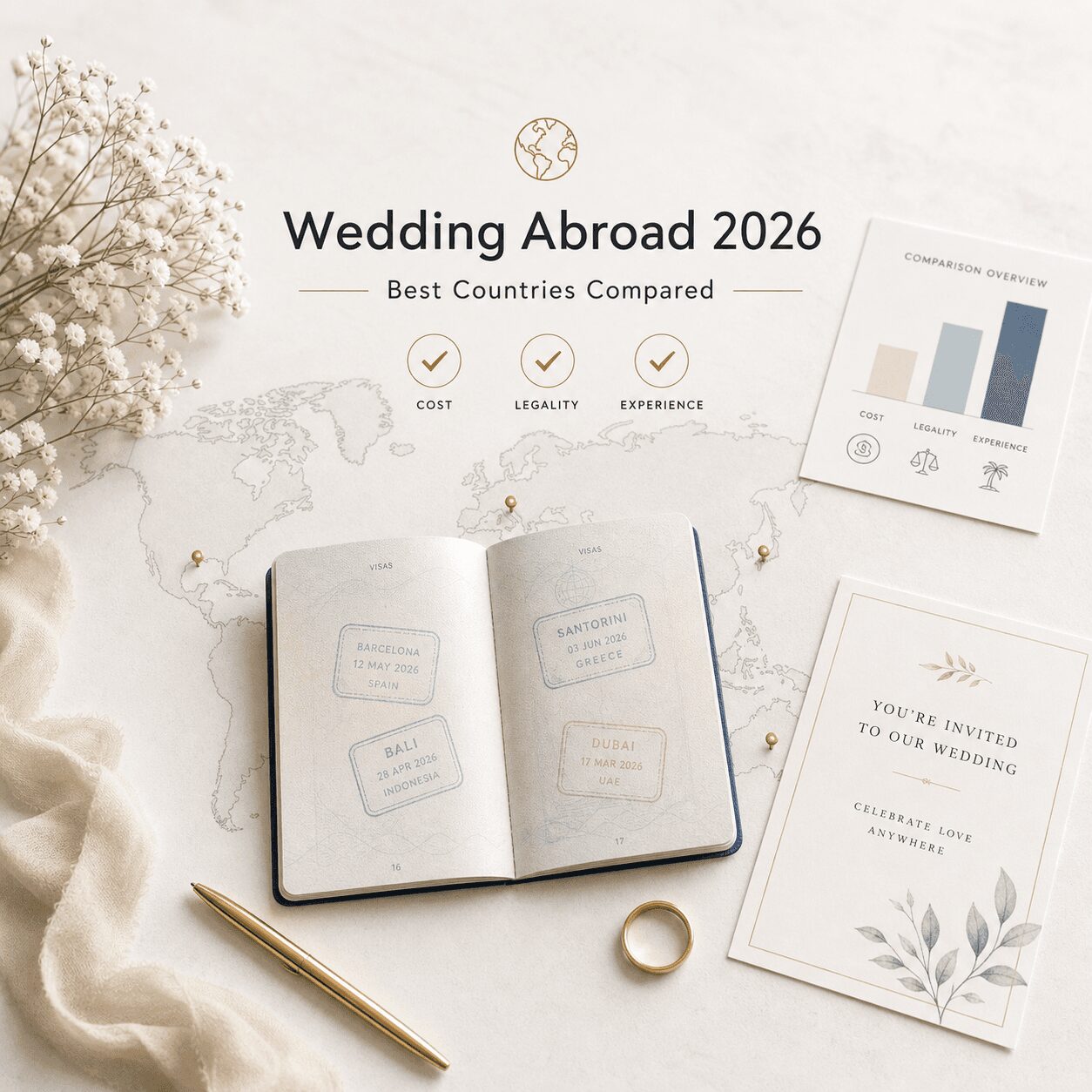 Best Countries for a Wedding Abroad: An Honest 2026 Comparison Best Countries for a Wedding Abroad: An Honest 2026 Comparison