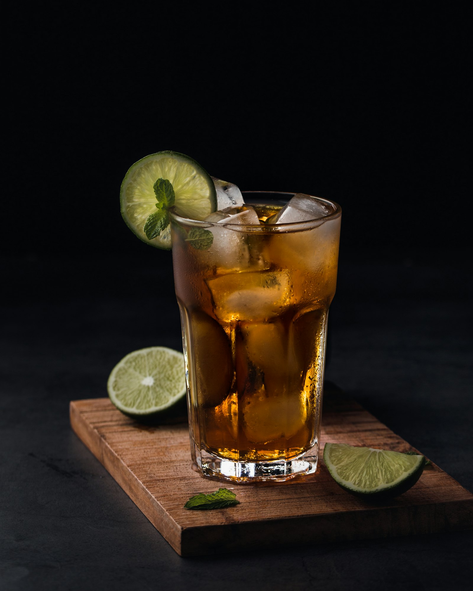 Cucumber and herb cocktail on a bright table