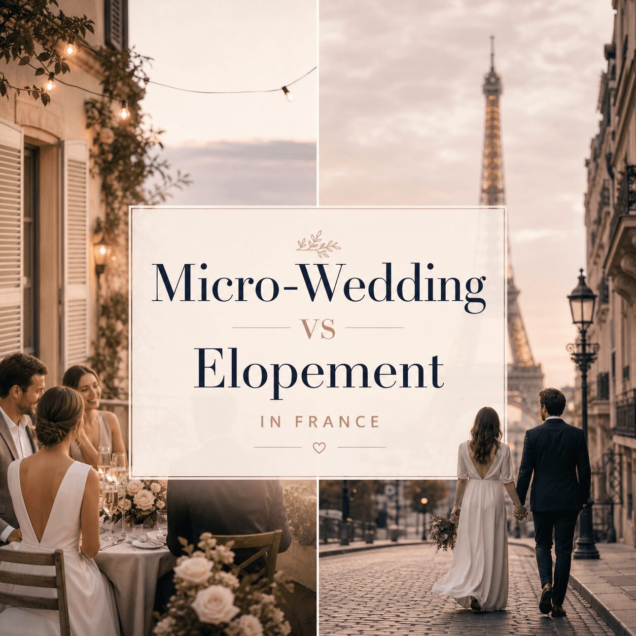 Micro-Wedding vs Elopement in France: Compared Micro-Wedding vs Elopement in France: Compared