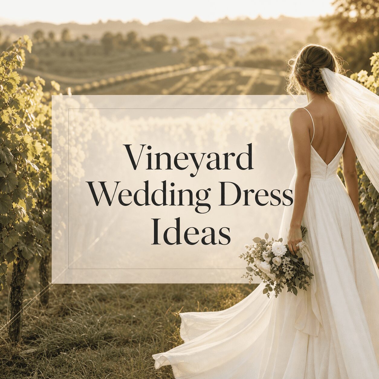 Vineyard Wedding Dress Ideas for Brides Vineyard Wedding Dress Ideas for Brides