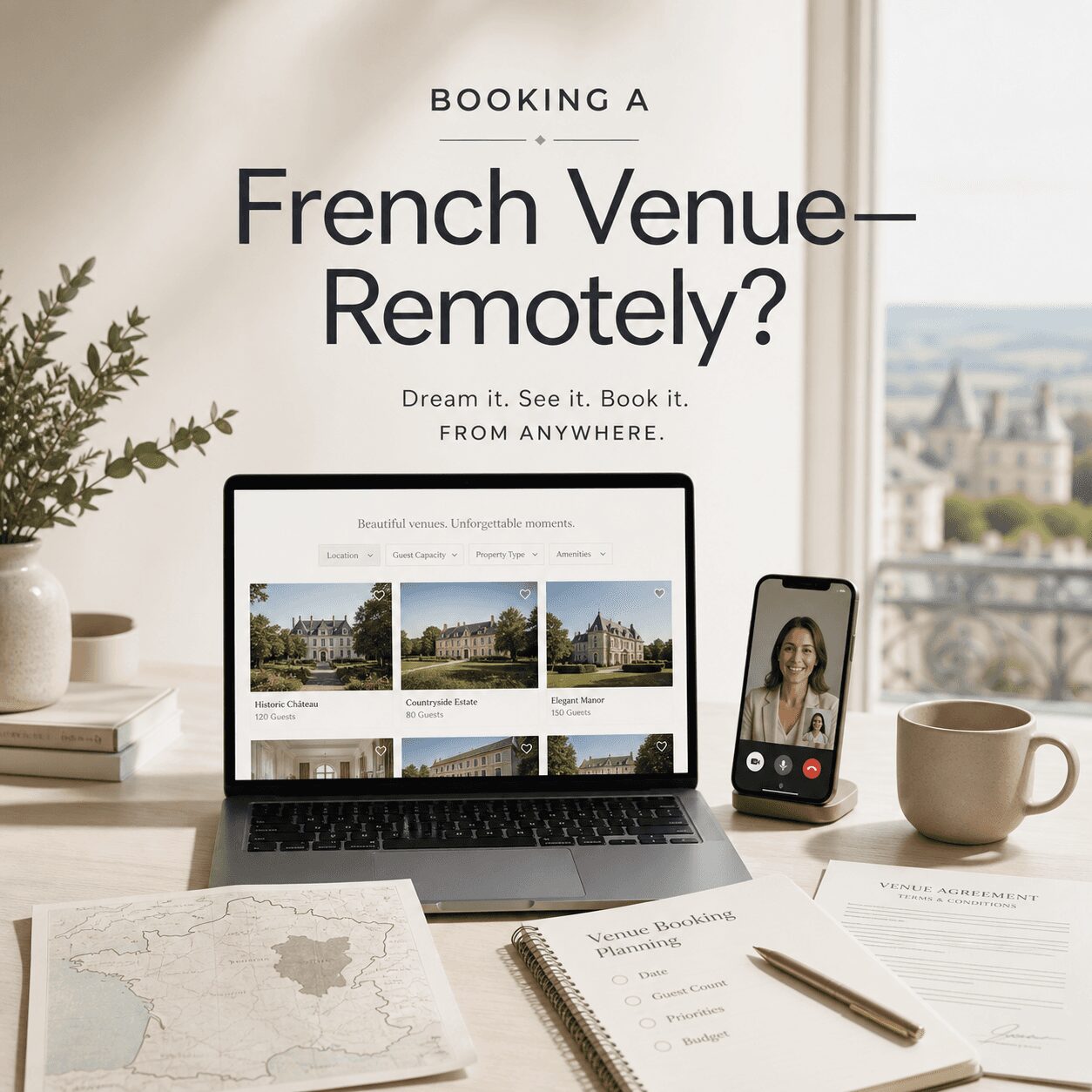 Booking a French Venue Without Visiting: Is It Ever a Good Idea? Booking a French Venue Without Visiting: Is It Ever a Good Idea?