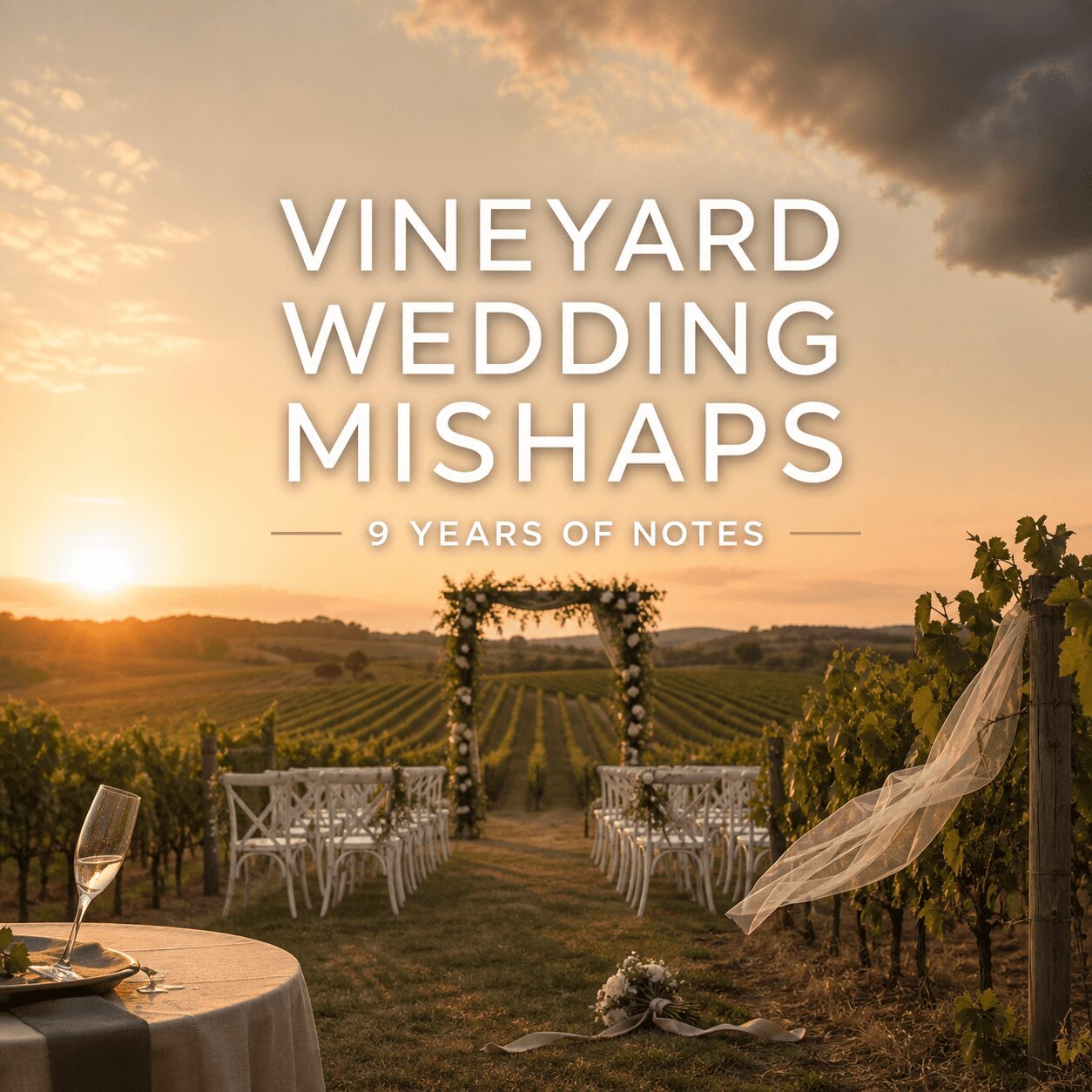 What Goes Wrong at Vineyard Weddings: 9 Years of Notes What Goes Wrong at Vineyard Weddings: 9 Years of Notes